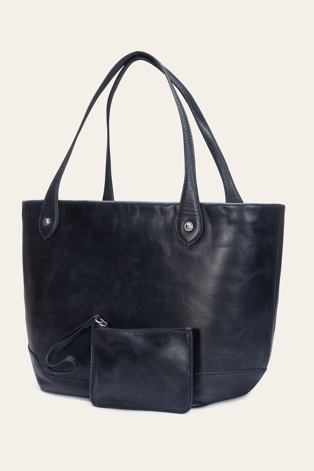 Kenzie Unlined Black Tote - Black