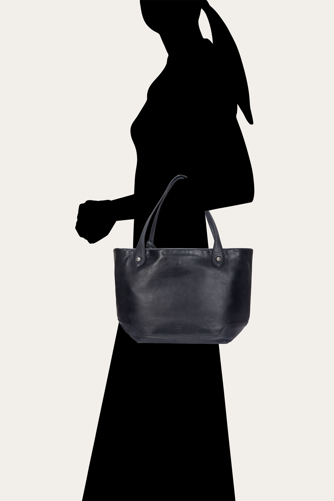 Kenzie Unlined Black Tote - Black