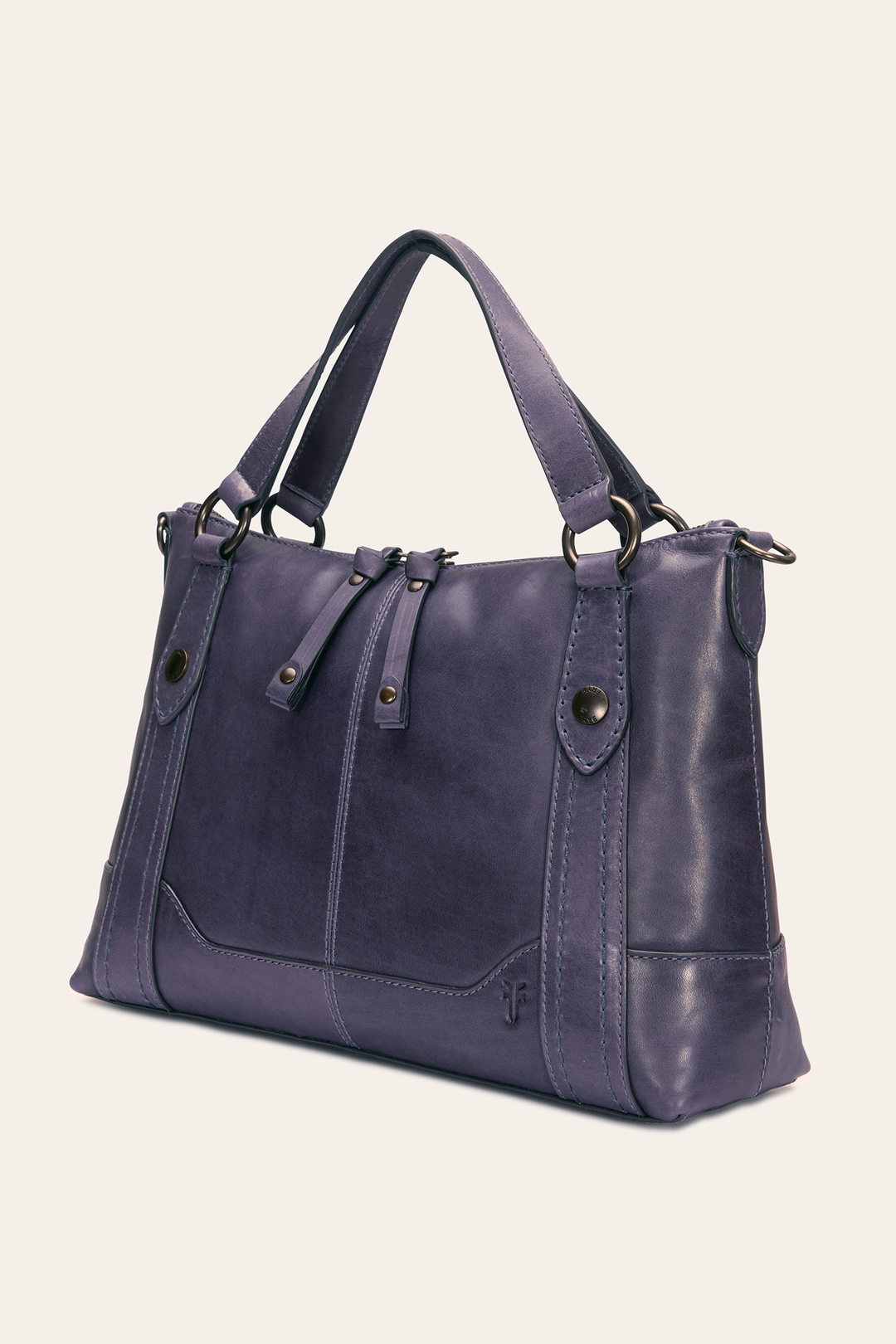Melissa Eggplant Medium Satchel - Eggplant