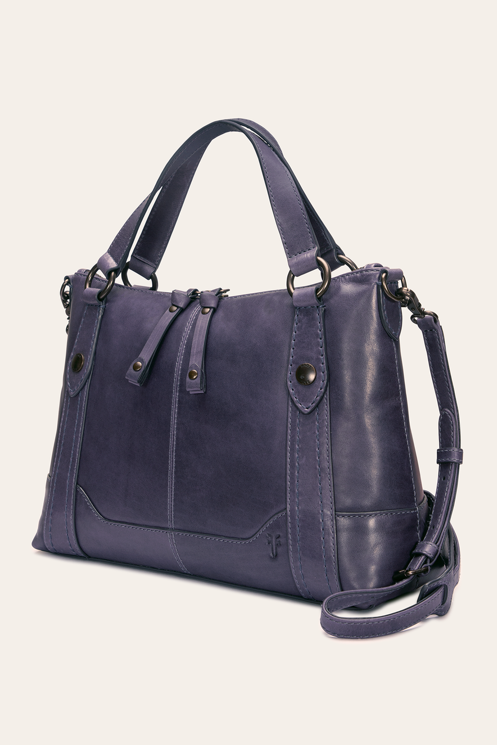 Melissa Eggplant Medium Satchel - Eggplant