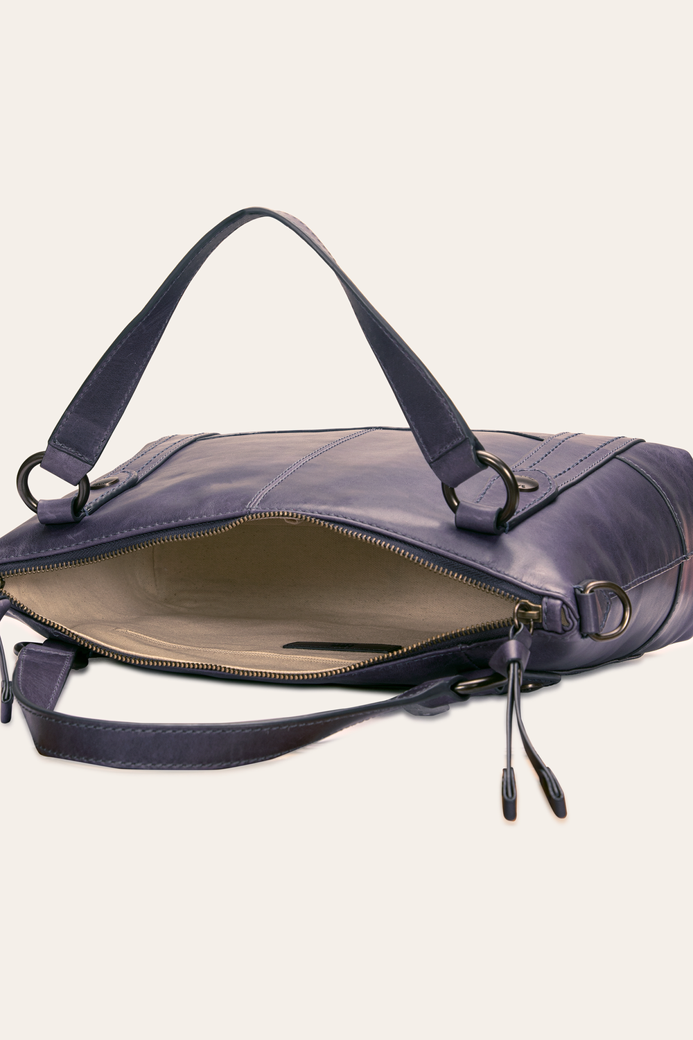 Melissa Eggplant Medium Satchel - Eggplant