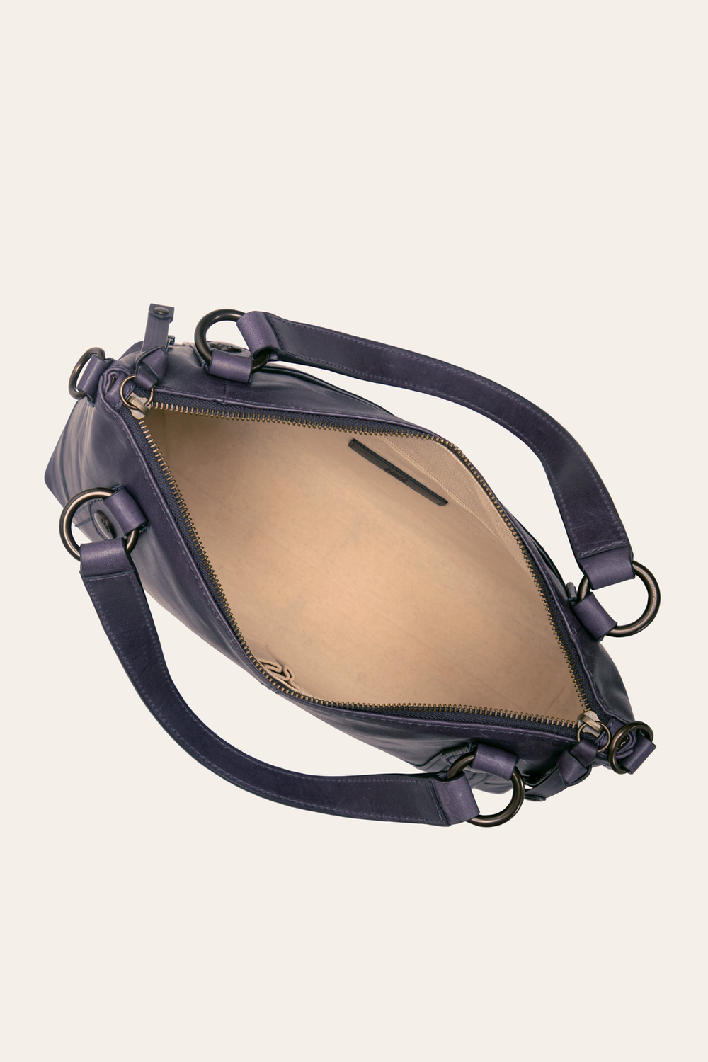 Melissa Eggplant Medium Satchel - Eggplant