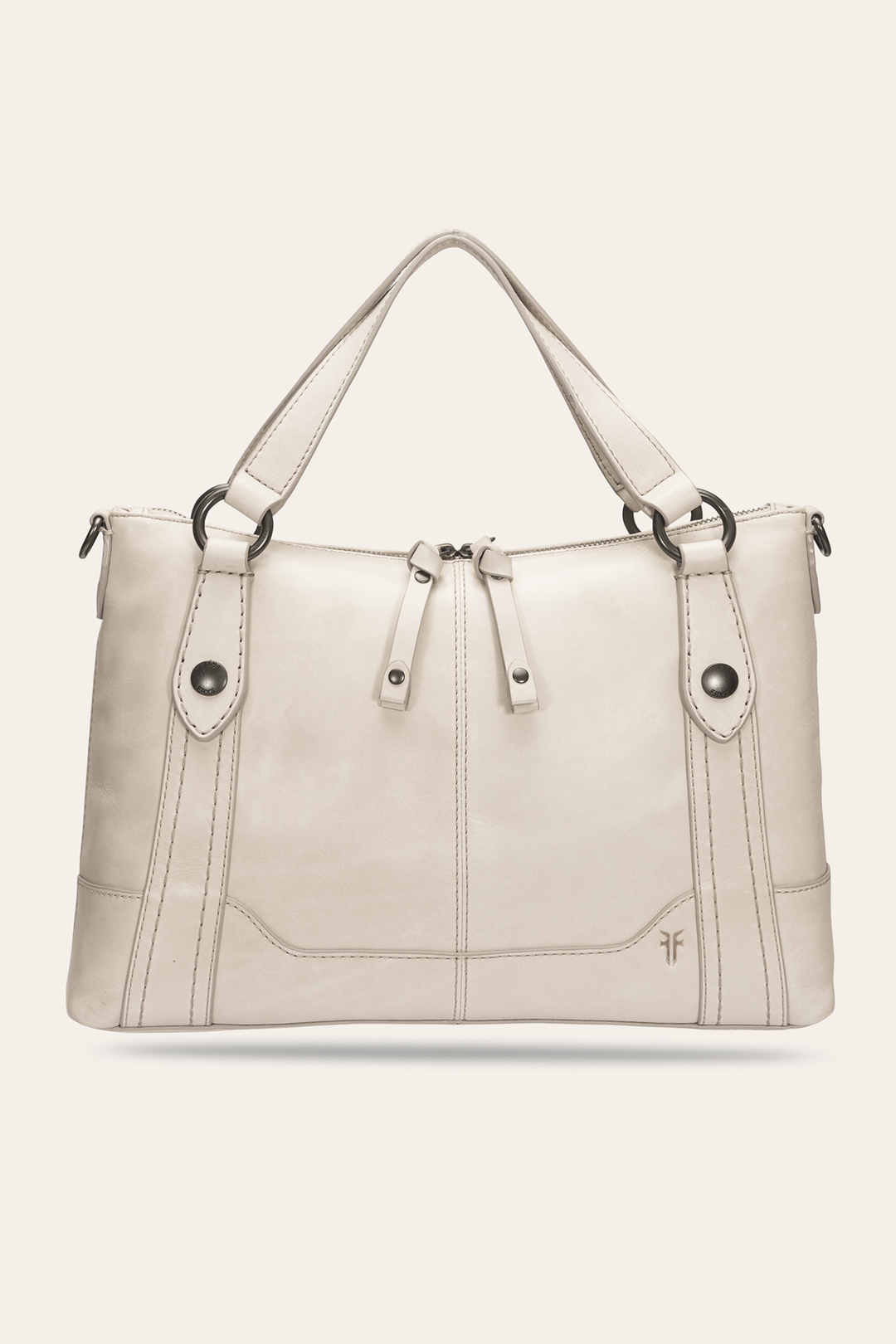 Melissa Nude Medium Satchel - Nude
