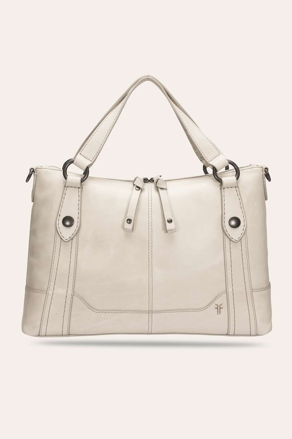 Melissa Nude Medium Satchel - Nude