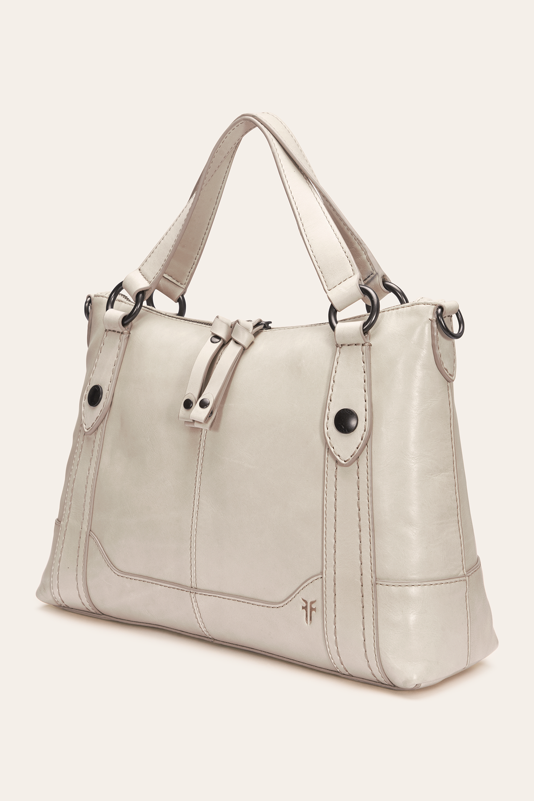 Melissa Nude Medium Satchel - Nude