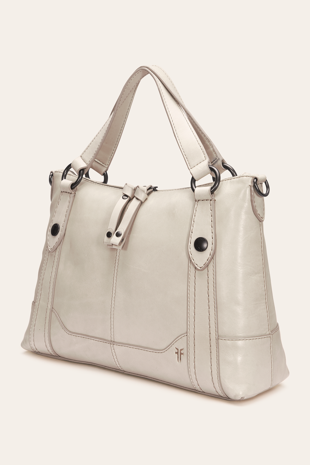 Melissa Nude Medium Satchel - Nude