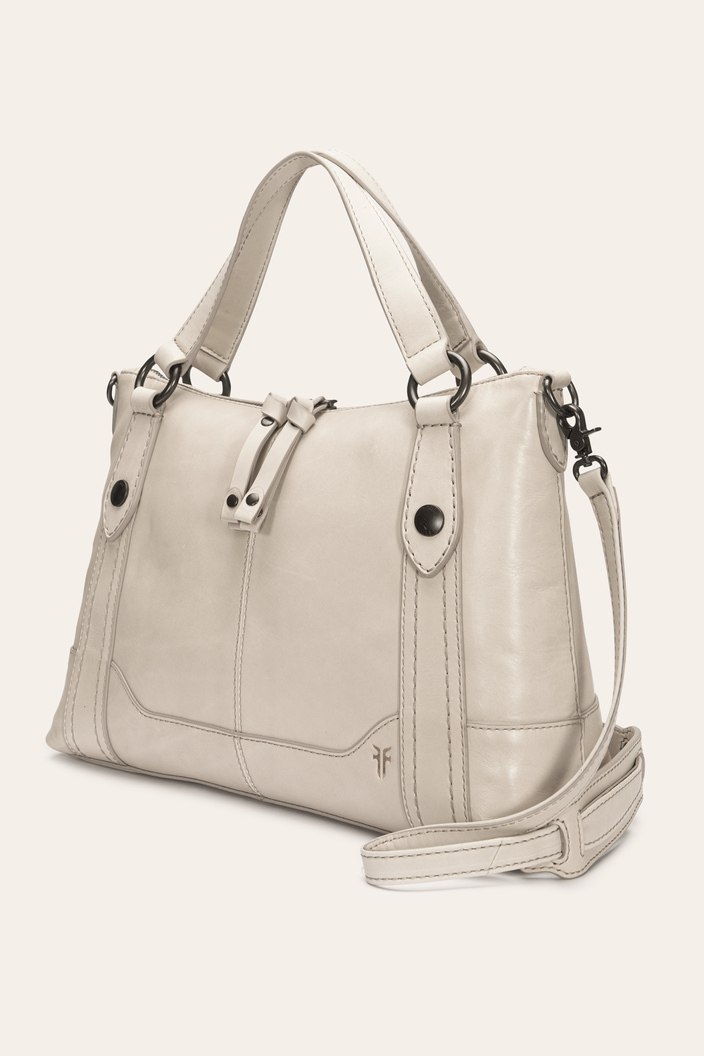 Melissa Nude Medium Satchel - Nude