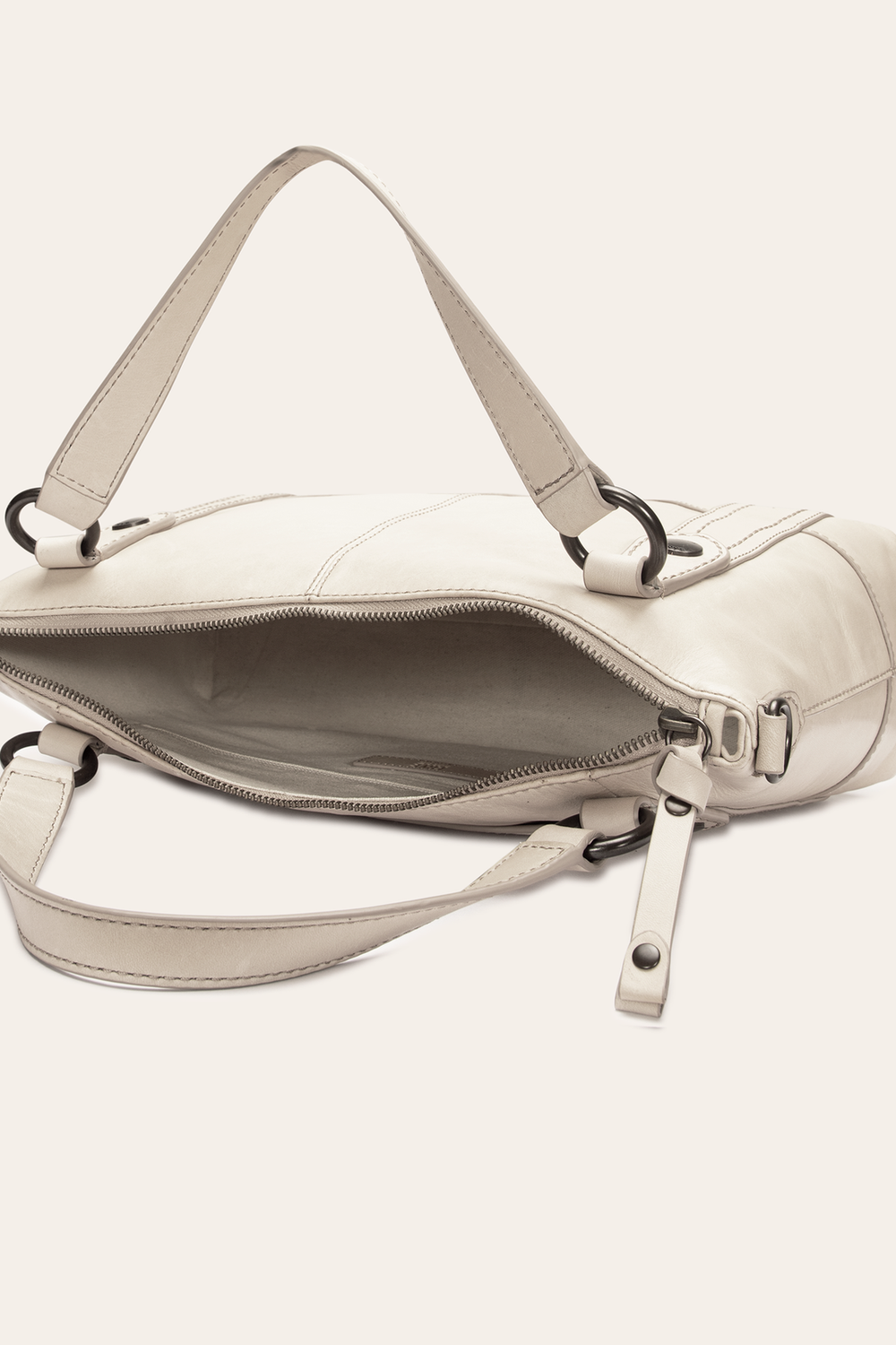 Melissa Nude Medium Satchel - Nude