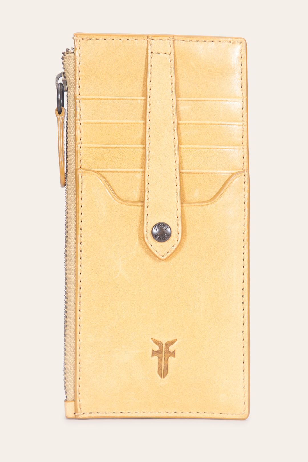 Women's Melissa Snap Card Wallet - Mustard
