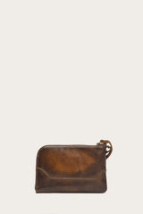Melissa Dark Brown Wristlet - Dark Brown