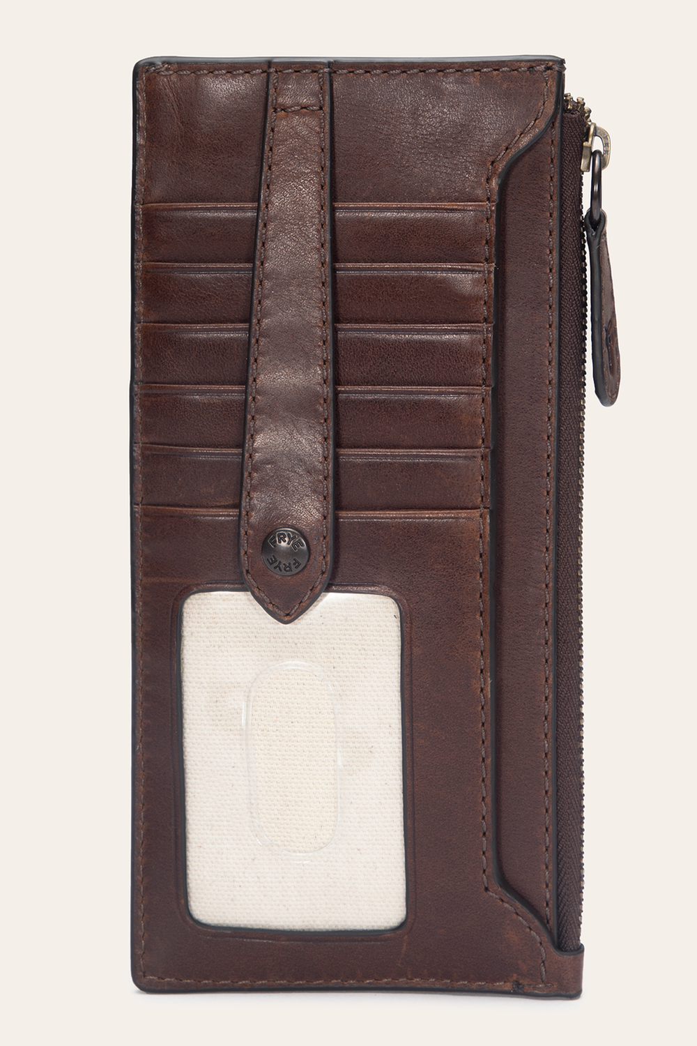 Melissa Dark Brown Snap Card Wallet - Dark Brown