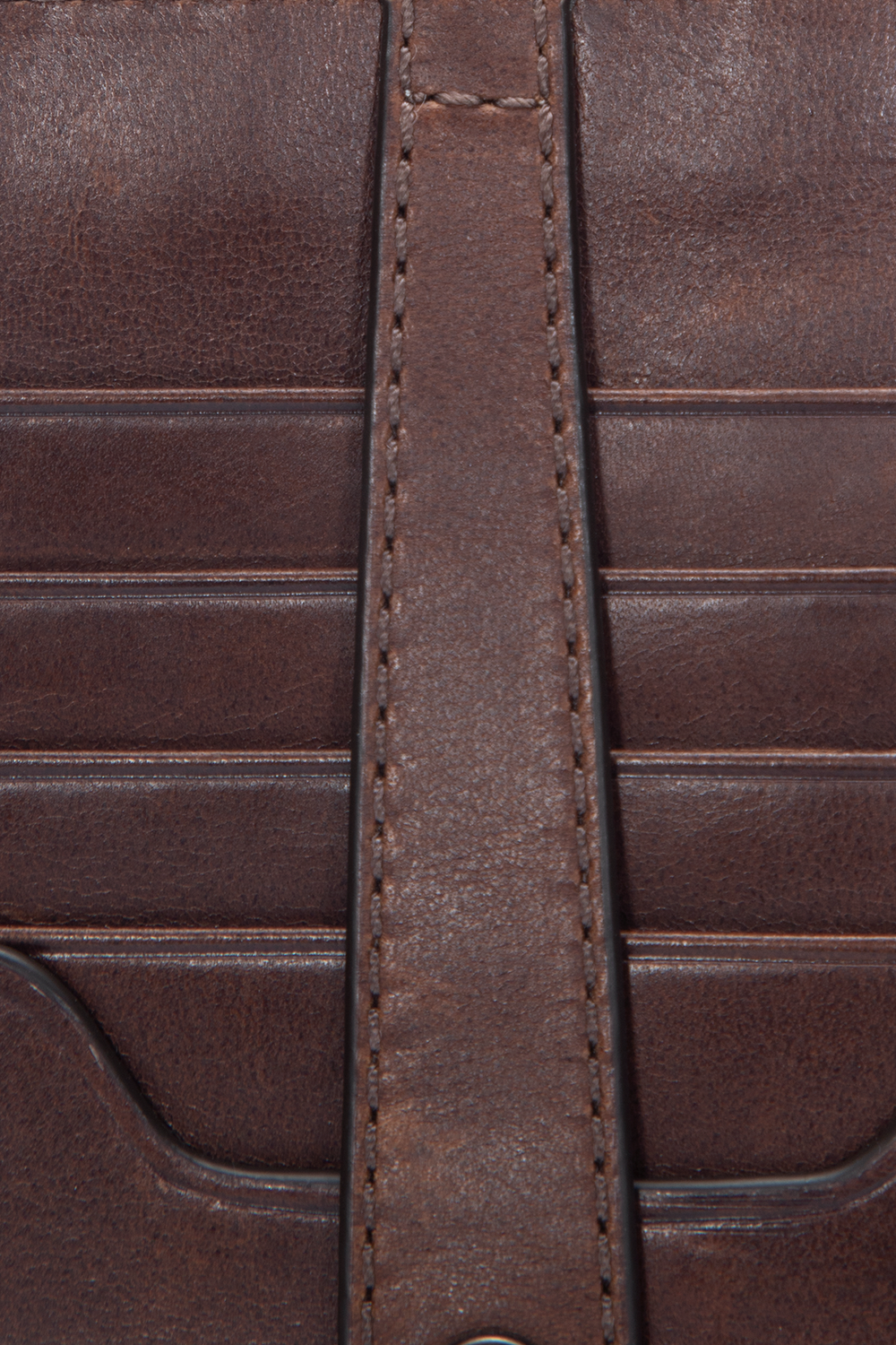 Melissa Dark Brown Snap Card Wallet - Dark Brown