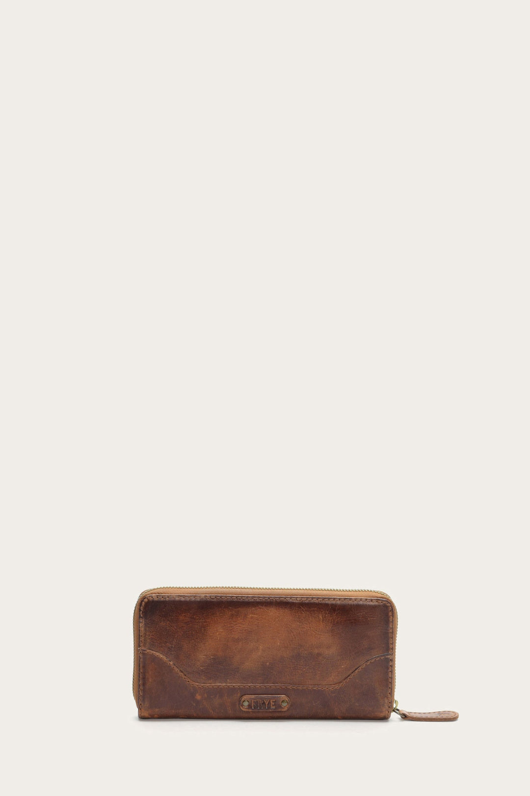 Melissa Cognac Zip Wallet - Cognac
