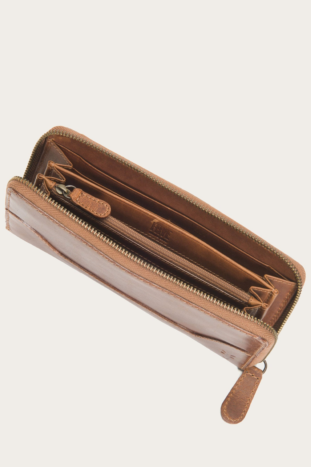 Melissa Cognac Zip Wallet - Cognac