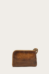 Melissa Cognac Wristlet - Cognac