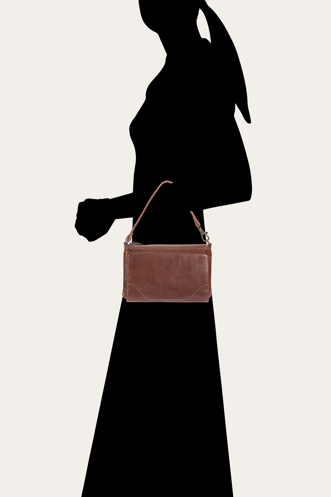 Melissa Convertible Wristlet Wallet in Cognac - Cognac