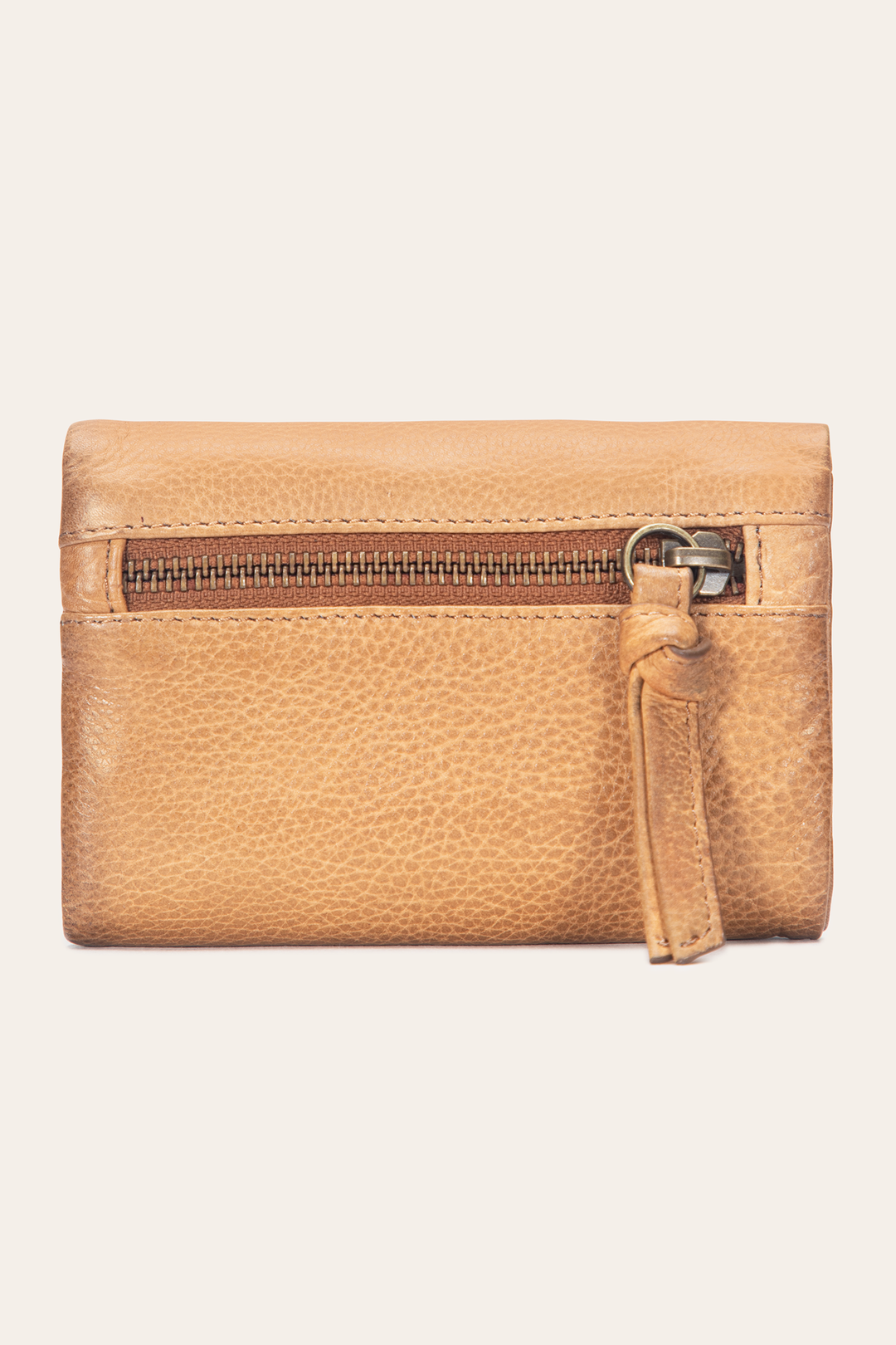 Nora Beige Small Wallet - Beige