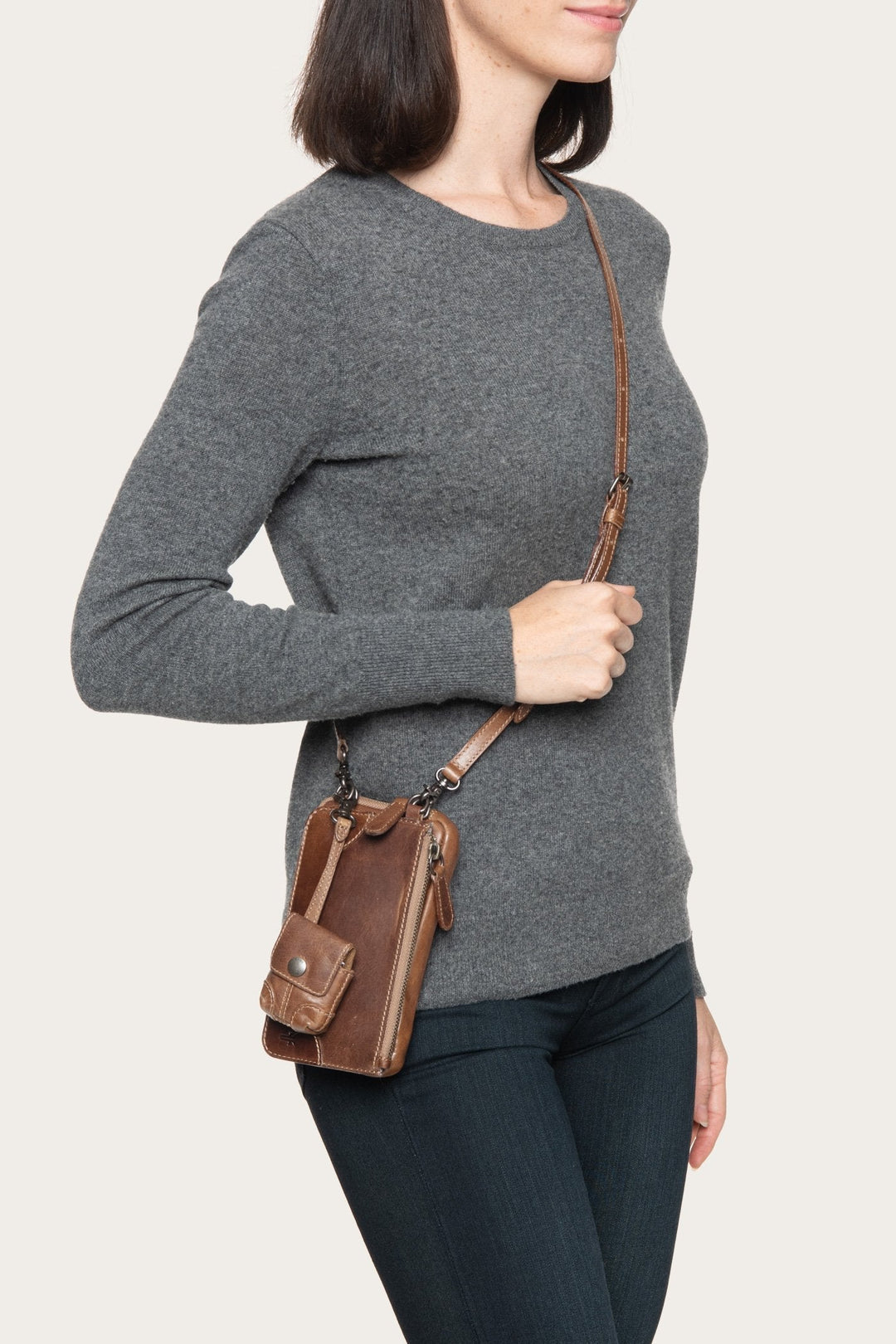 Melissa Cognac 3 In 1 Crossbody - Cognac