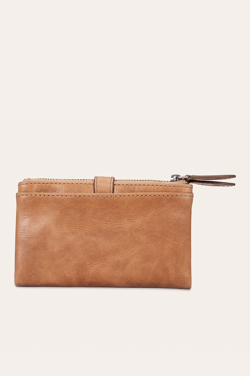 Melissa Beige Double Zip Wallet - Beige