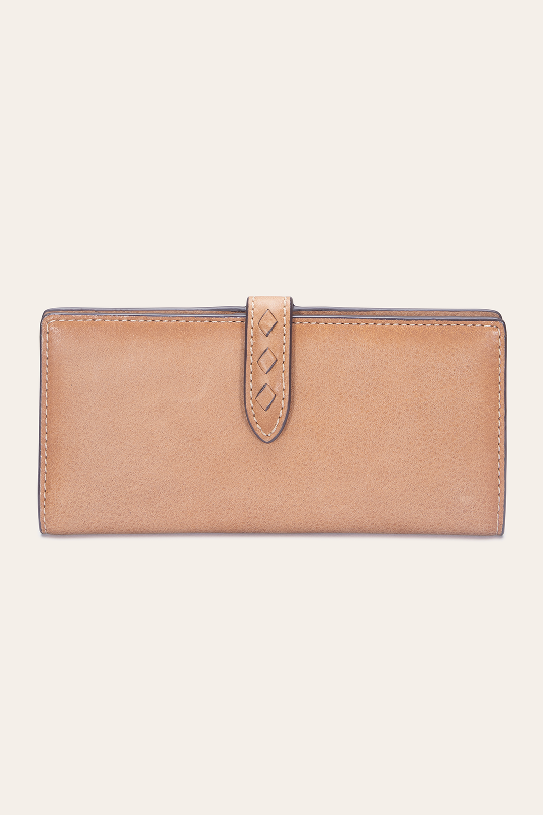 Reed Slim Wallet in Tan - Tan