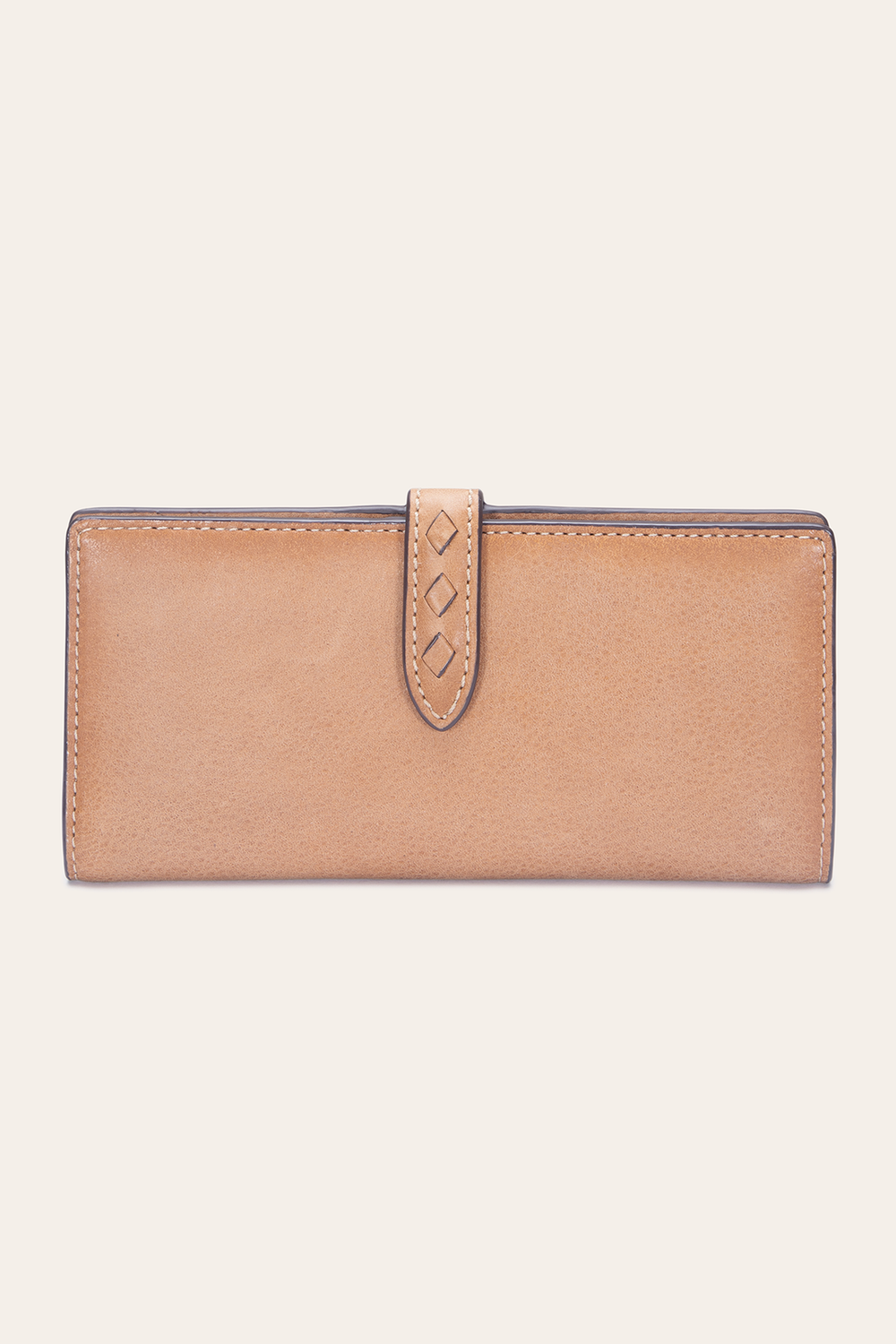 Reed Slim Wallet in Tan - Tan