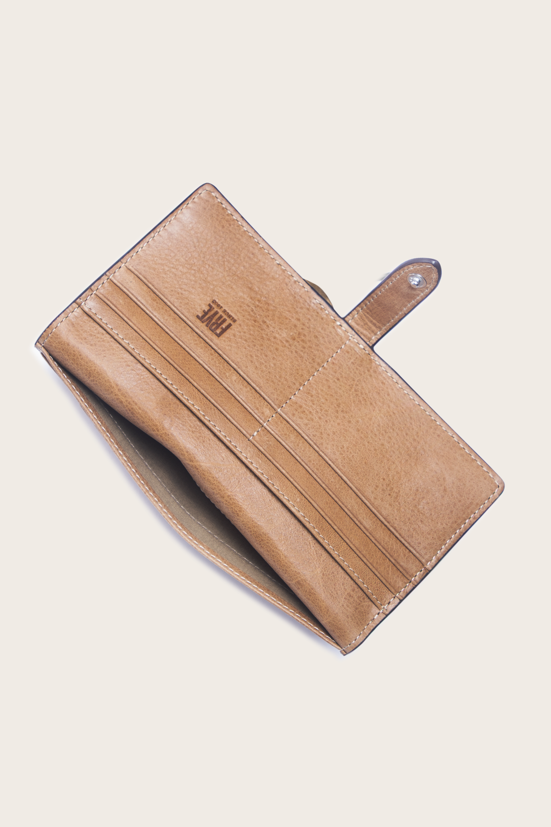 Reed Slim Wallet in Tan - Tan