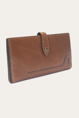 Melissa Slim Wallet - Cognac