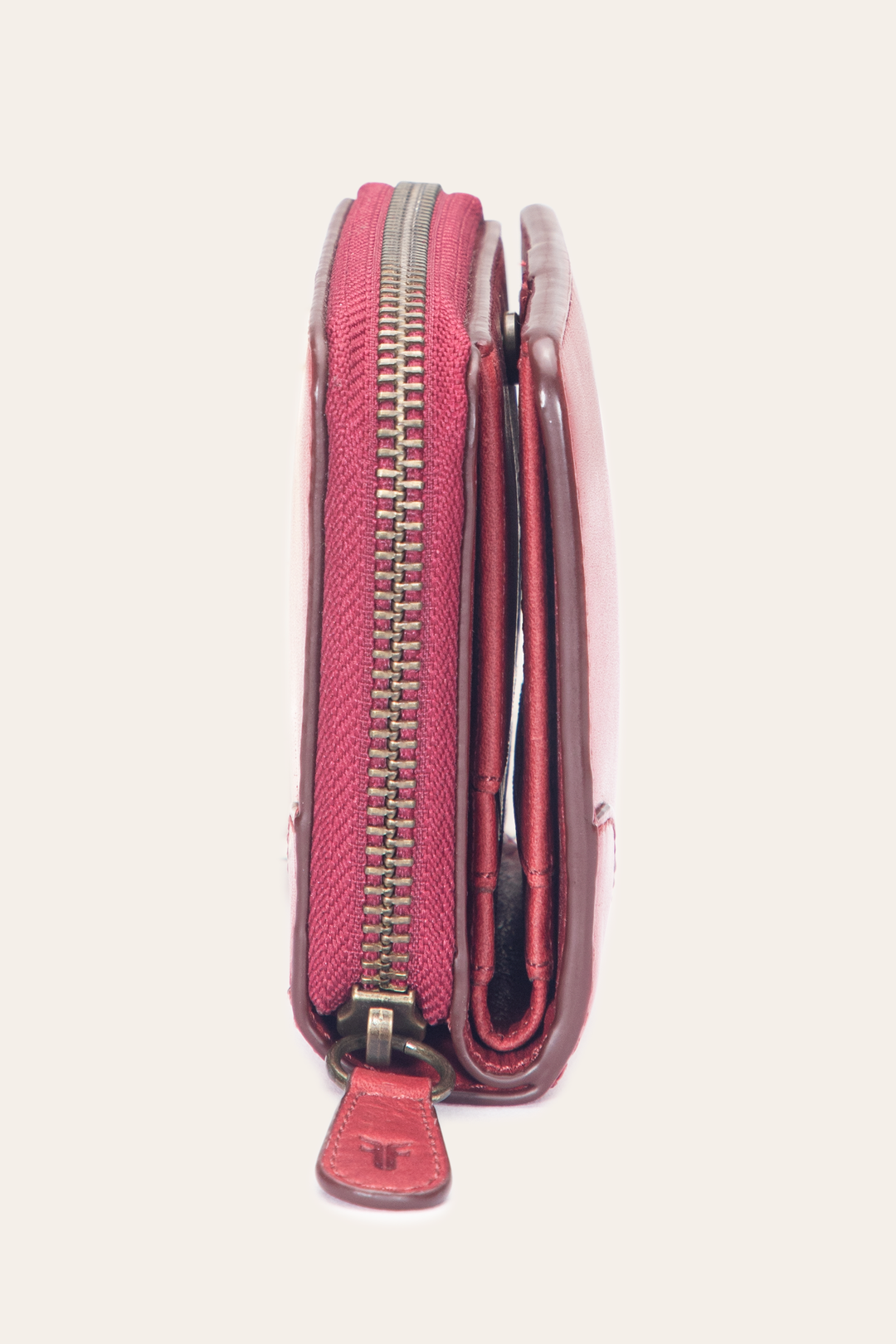 Melissa Burgundy Small Zip Around - Burgundy