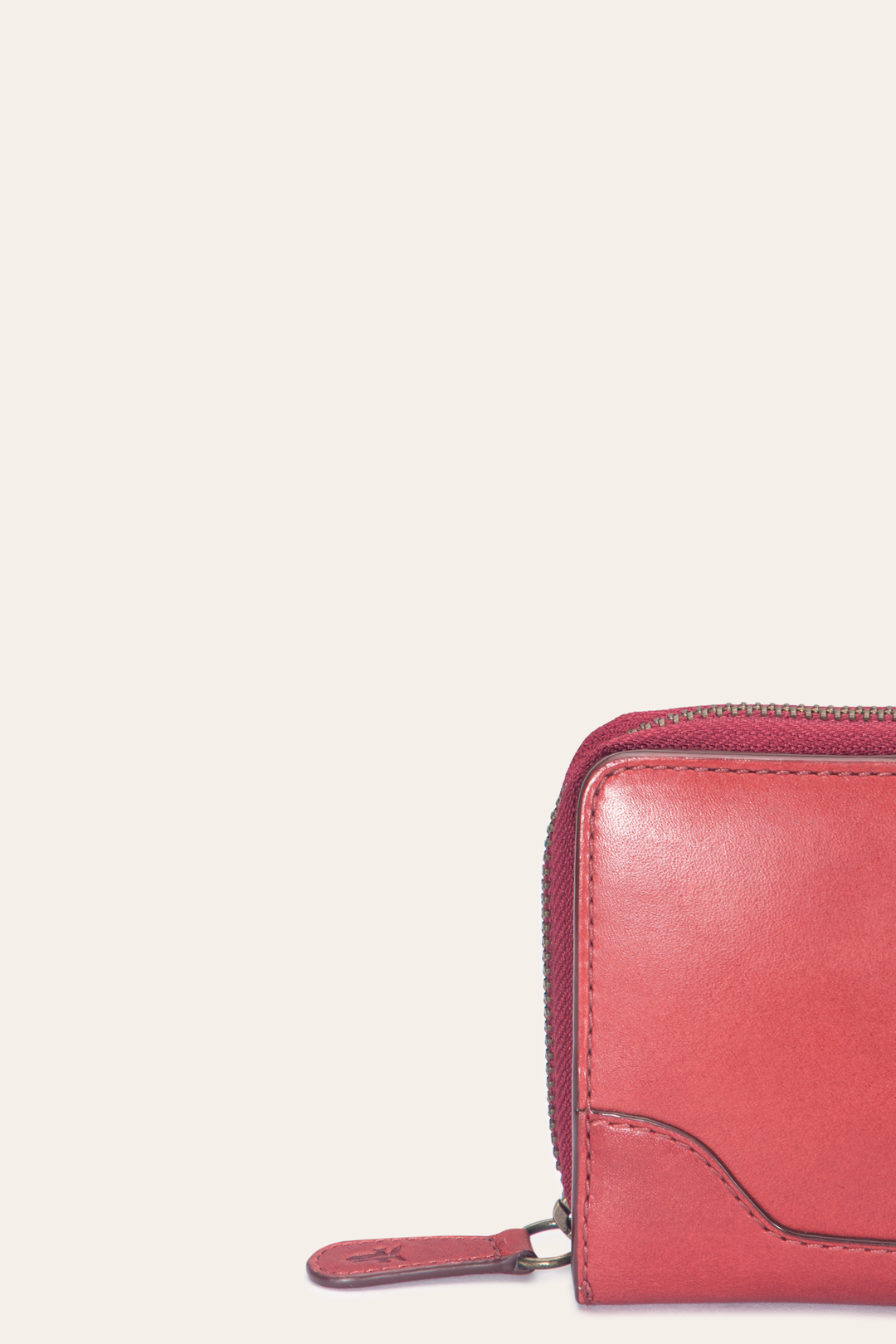 Melissa Burgundy Small Zip Around - Burgundy