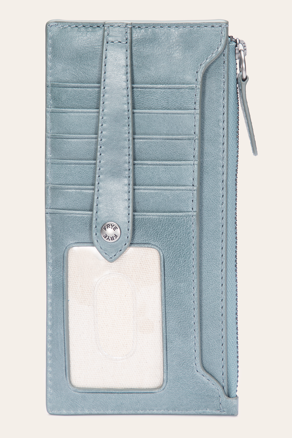 Melissa Sky Blue Snap Card Wallet - Sky Blue