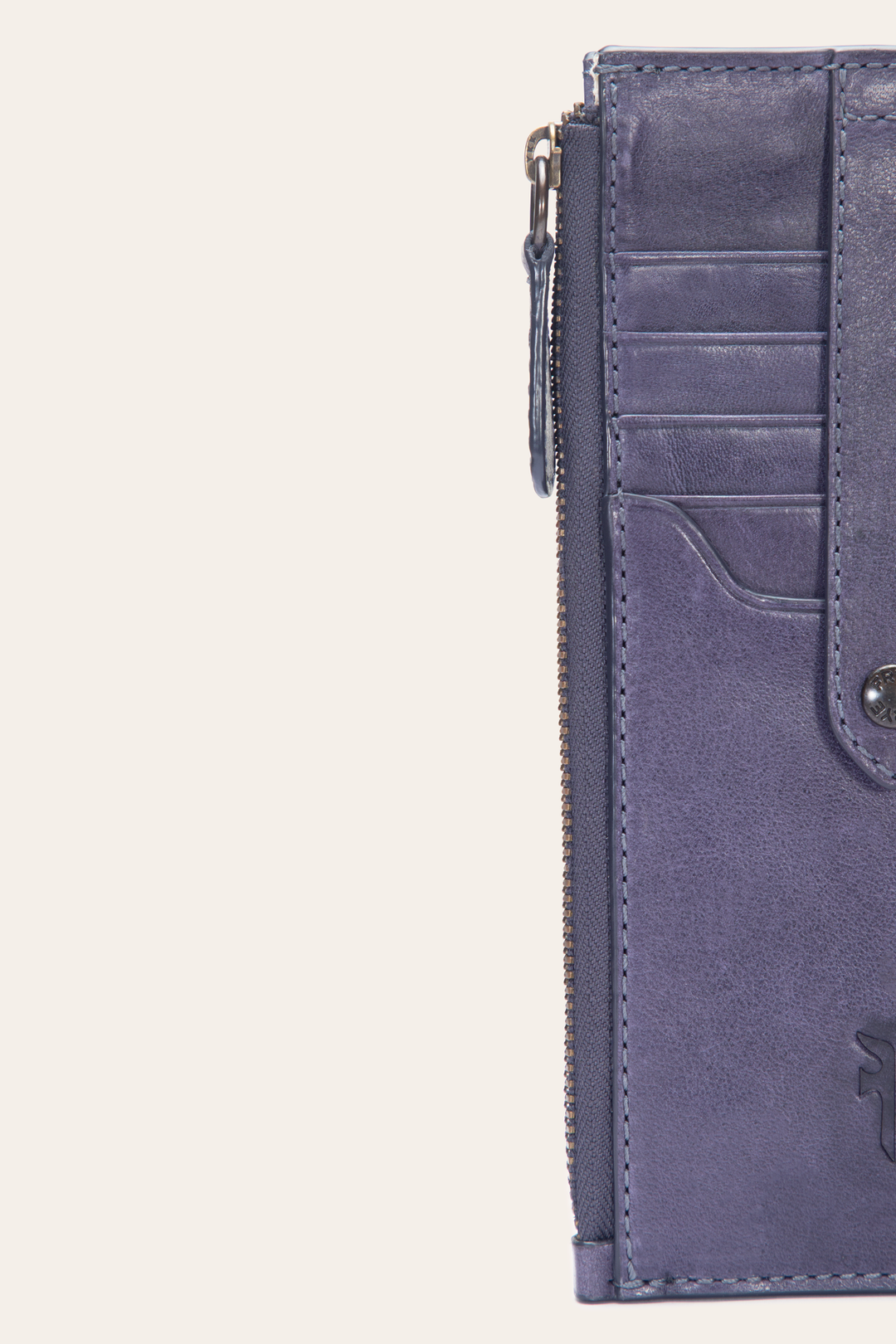 Melissa Eggplant Snap Card Wallet - Eggplant