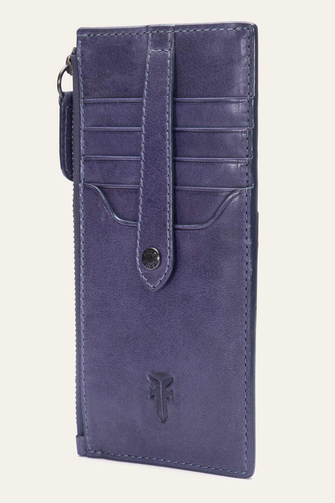 Melissa Eggplant Snap Card Wallet - Eggplant