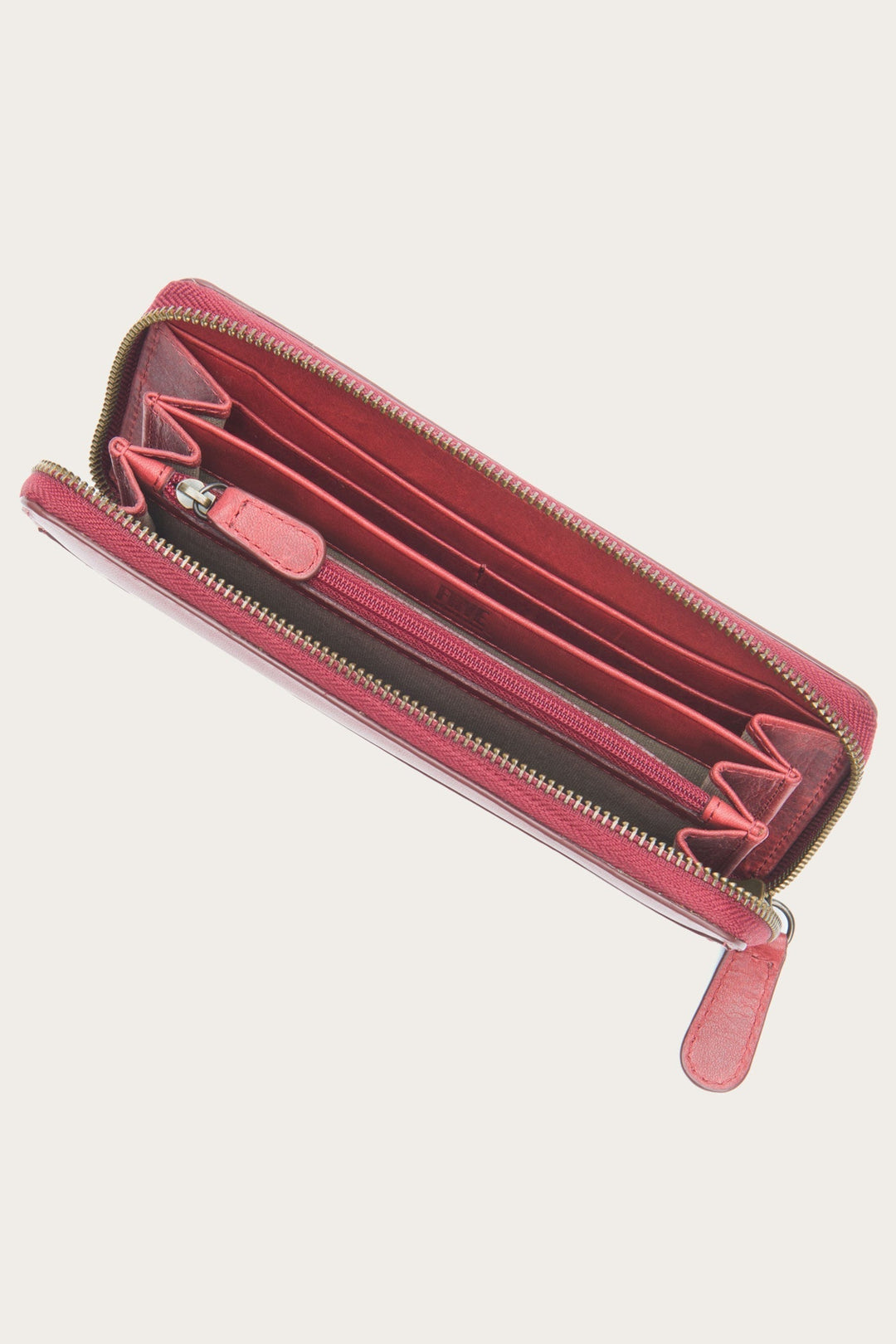 Melissa Burgundy Zip Wallet - Burgundy
