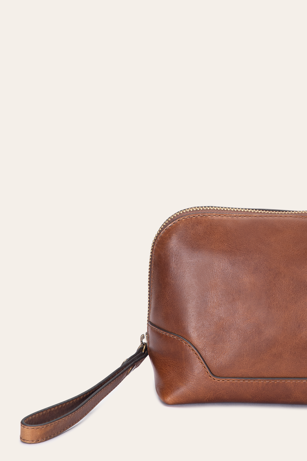 Melissa Cognac Carry All Clutch - Cognac