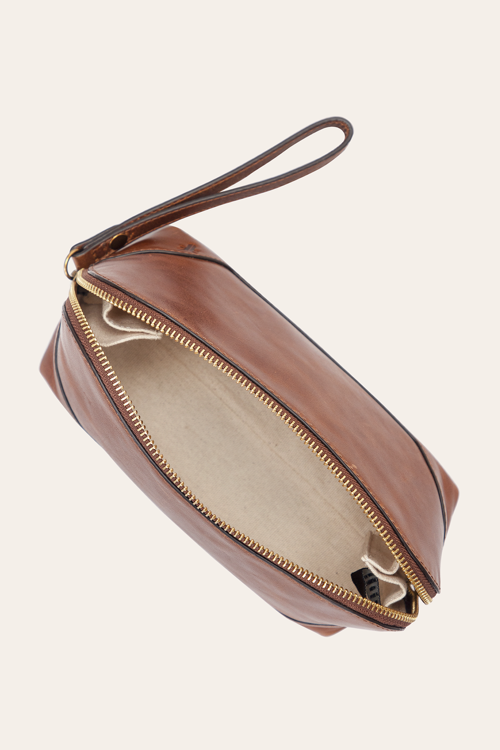 Melissa Cognac Carry All Clutch - Cognac