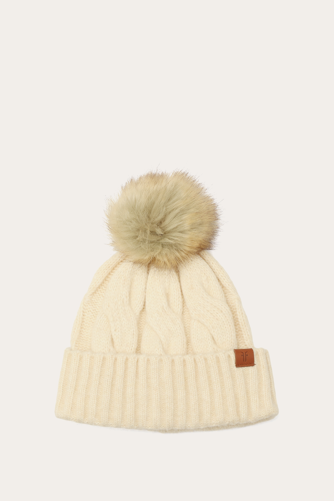 Birch Wide Cable Cuff Hat - Birch