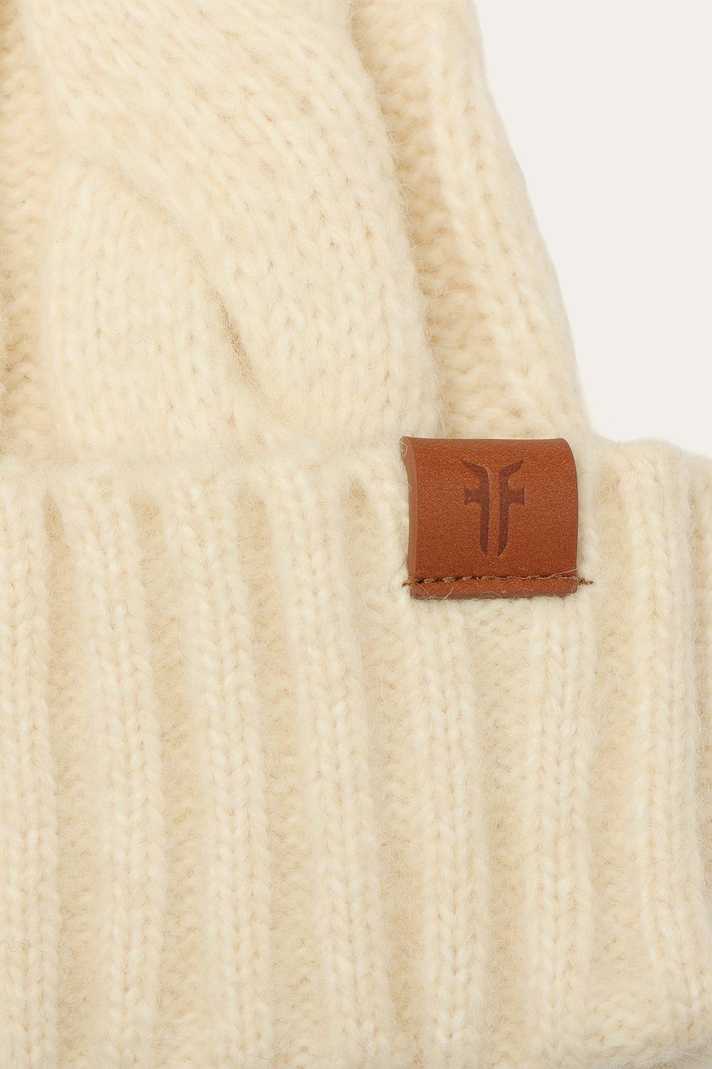 Birch Wide Cable Cuff Hat - Birch
