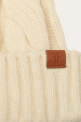 Birch Wide Cable Cuff Hat - Birch