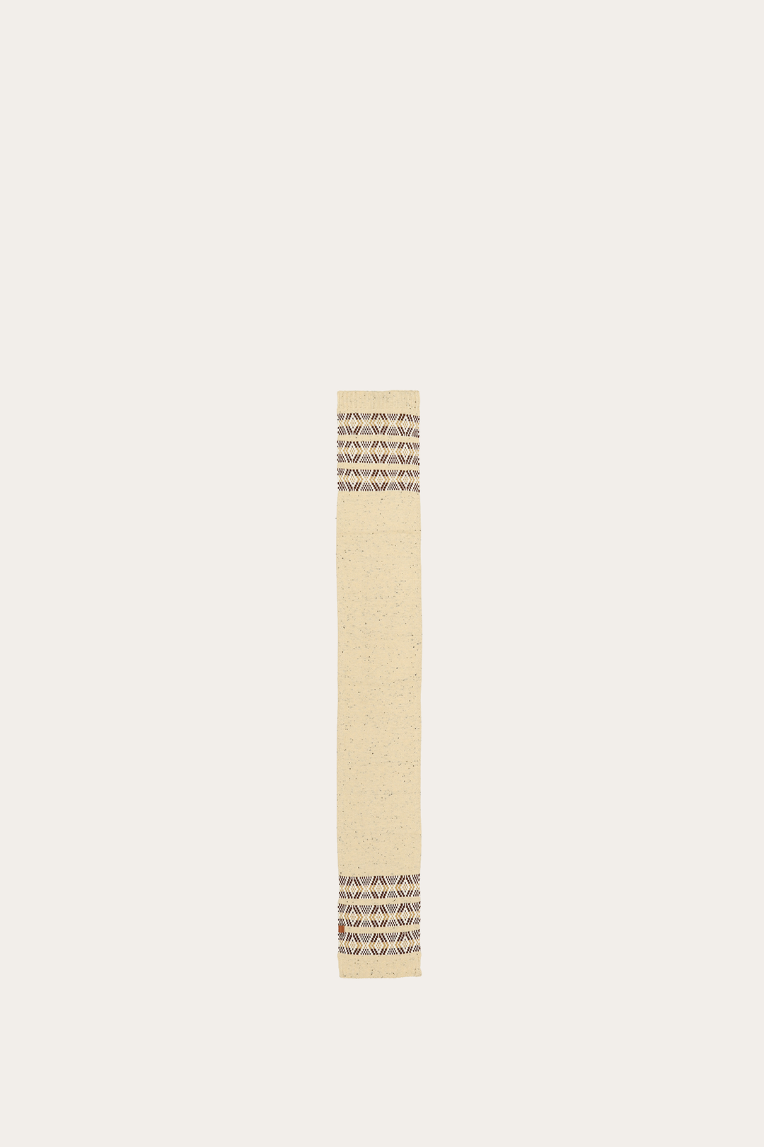 Birch Tweed Fair Isle Scarf - Birch