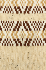 Birch Tweed Fair Isle Scarf - Birch