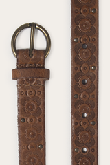 Light Whiskey 20mm Tooling & Stud Belt - Light Whiskey