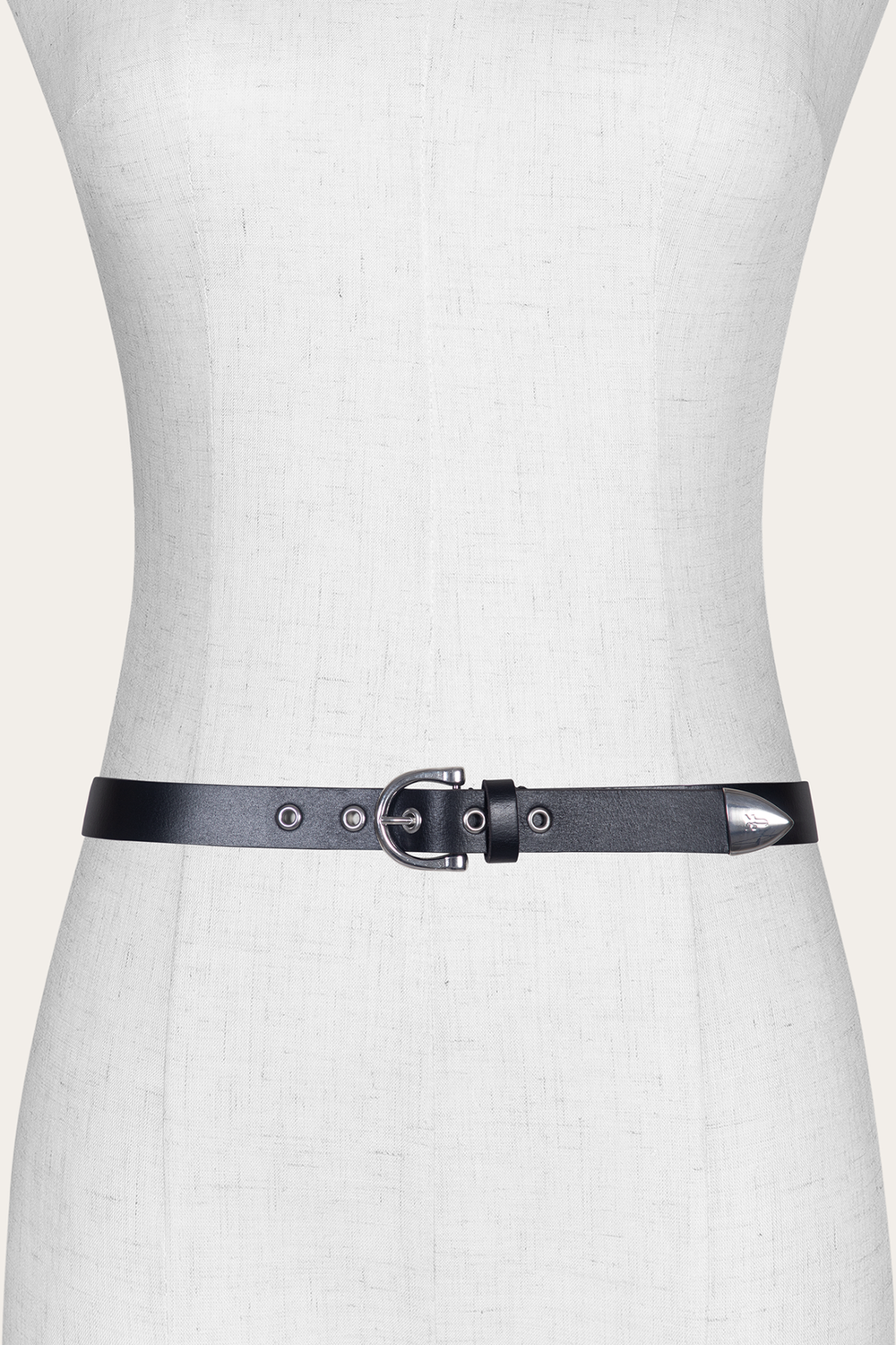 Women’s Black 25mm Horseshoe Buckle Belt - Black