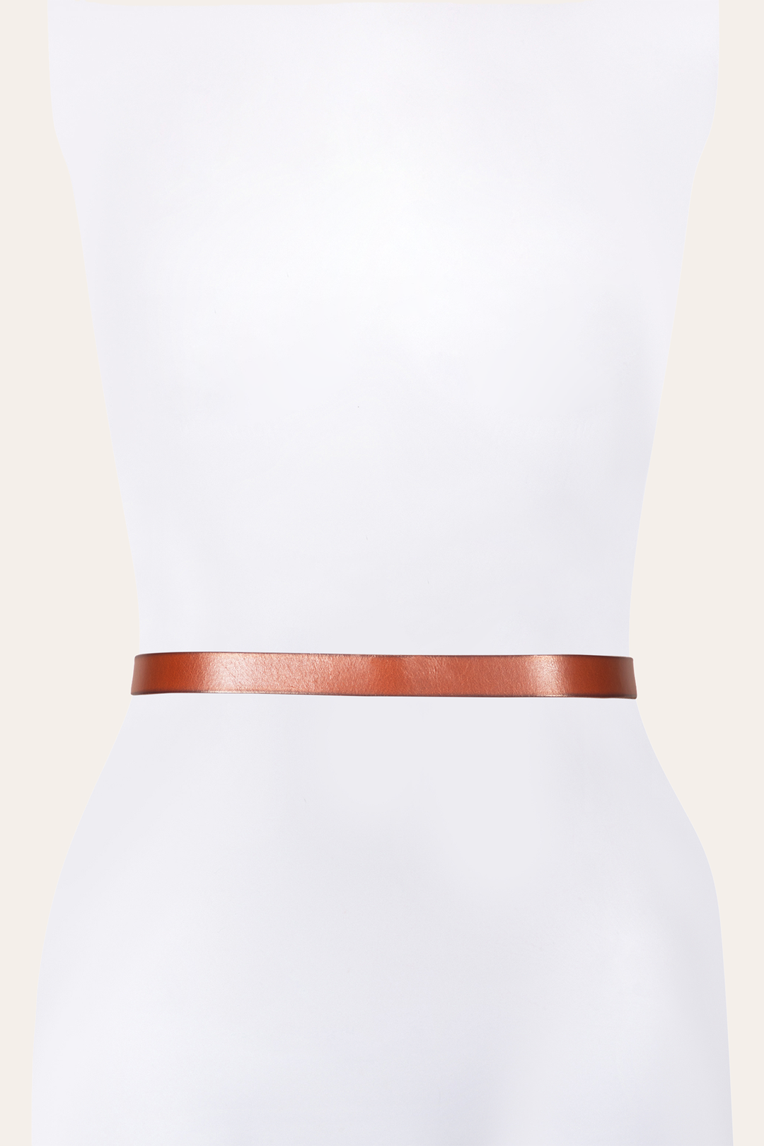 25mm Tan Logo Western Belt - Tan