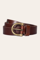 Women’s Tan 25mm Horseshoe Buckle Belt - Tan