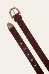 Women’s Tan 25mm Horseshoe Buckle Belt - Tan