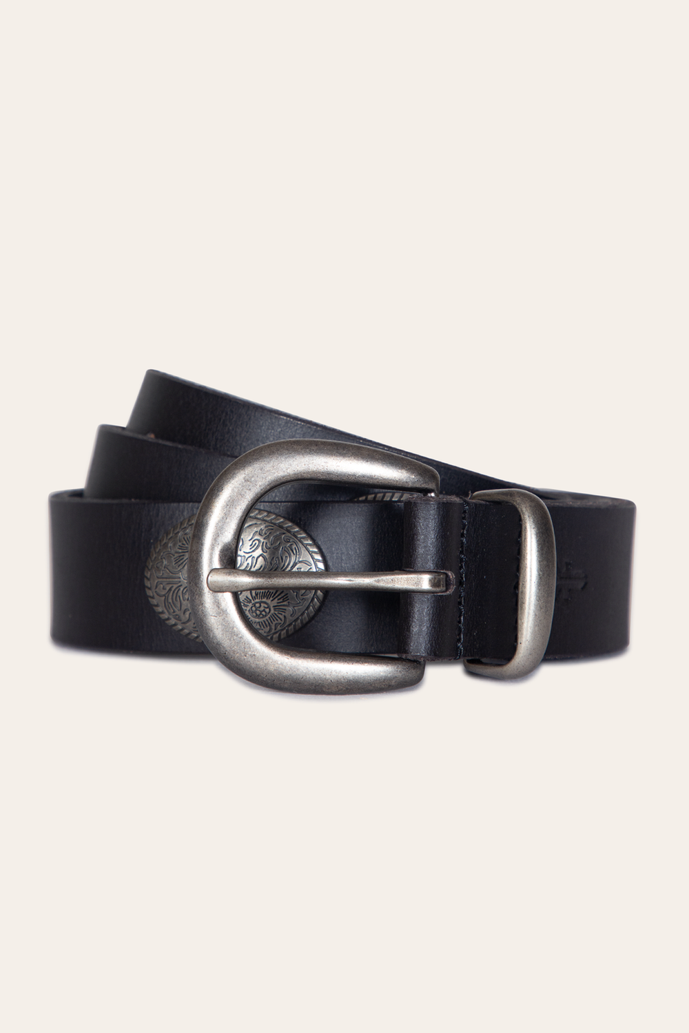 Women’s Black 30mm Concho Belt - Black