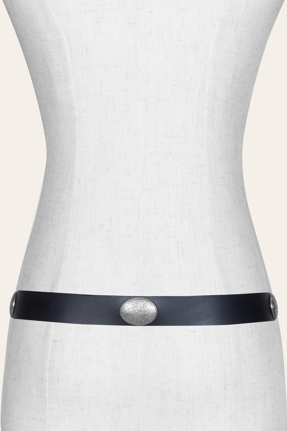 Women’s Black 30mm Concho Belt - Black