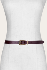 Women’s Tan 25mm Belt With Metal Loop - Tan