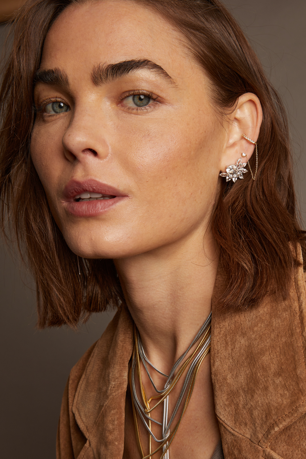 Women’s Marquise Fringe Earrings | Aurate x The Frye Company - Sterling Silver