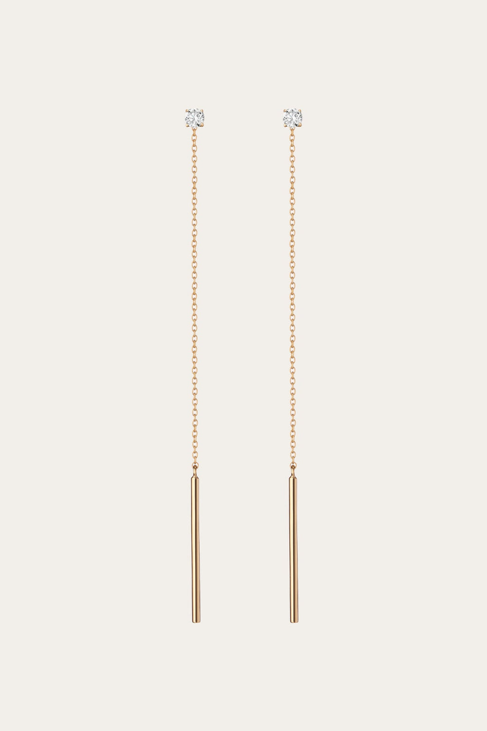 Women’s Lab Grown Diamond Lariat Earrings | Aurate x The Frye Company - 14k Yellow Gold
